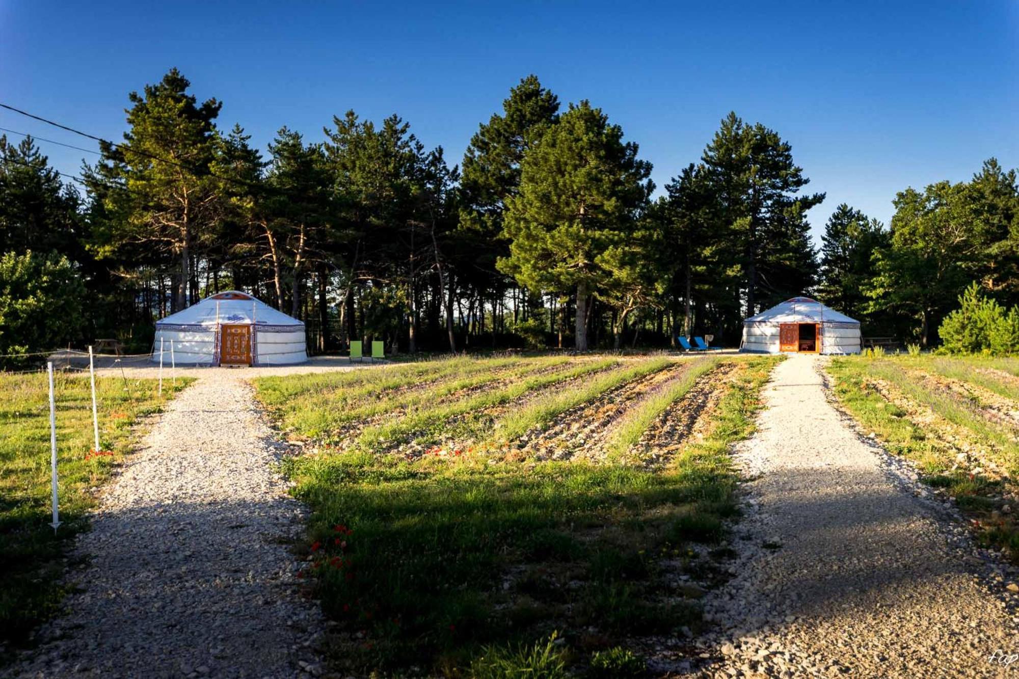 A Ventoux Yourte Monieux ภายนอก รูปภาพ